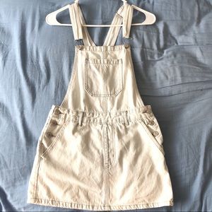 Light Wash Denim Overall Dress